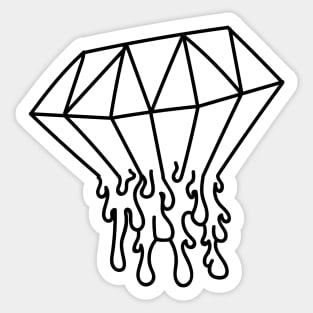 Dripping With Diamonds Sticker